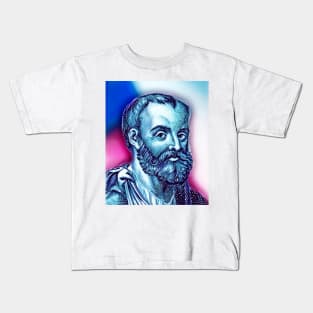 Galen Snowy Portrait | Galen Artwork 14 Kids T-Shirt